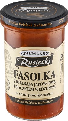PAMAPOL RUSIECKI FASOLKA PO BRETONSKU Z KIELBASA JALOWCOWA I BOCZKIEM 470G