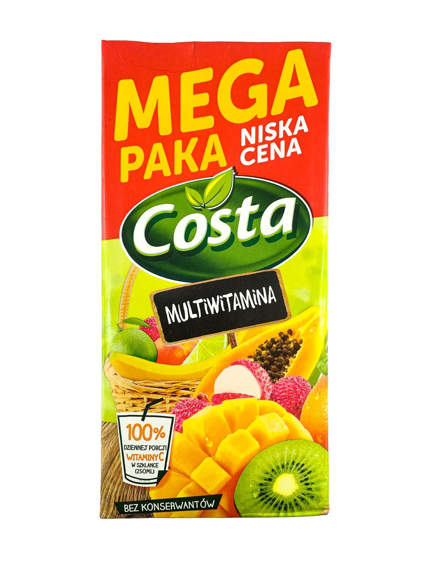 Napój Costa multiwitamina Hortex 2l