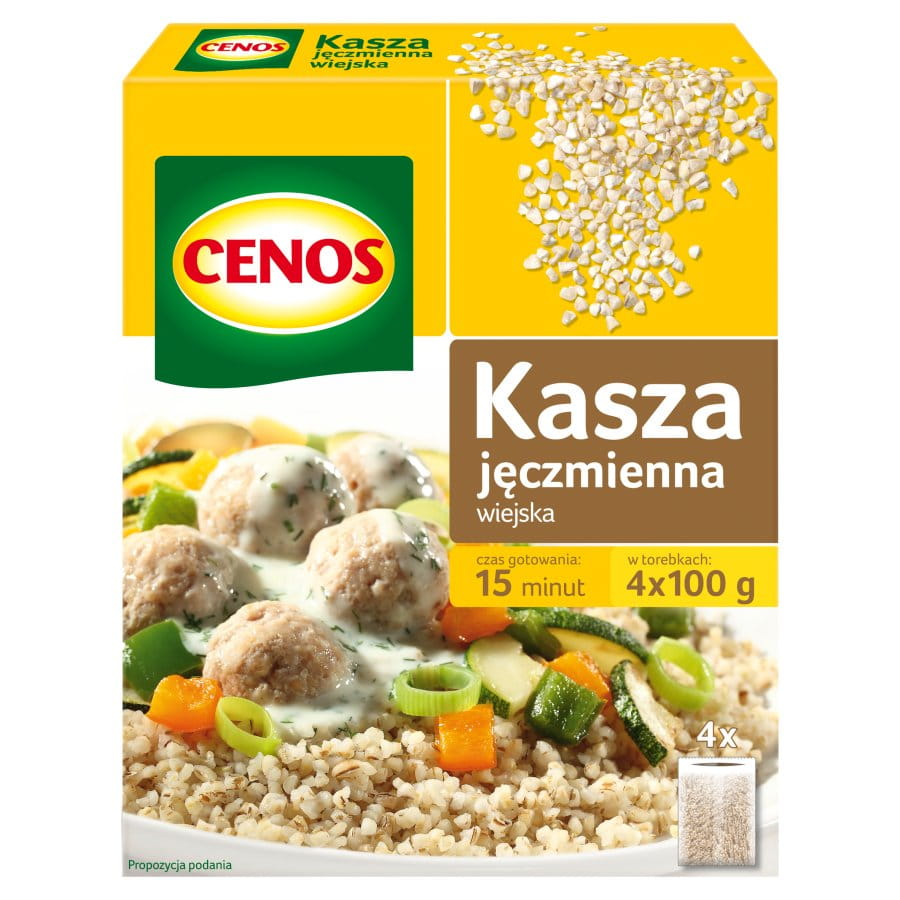 CENOS KASZA JĘCZMIENNA WIEJSKA 4*100G