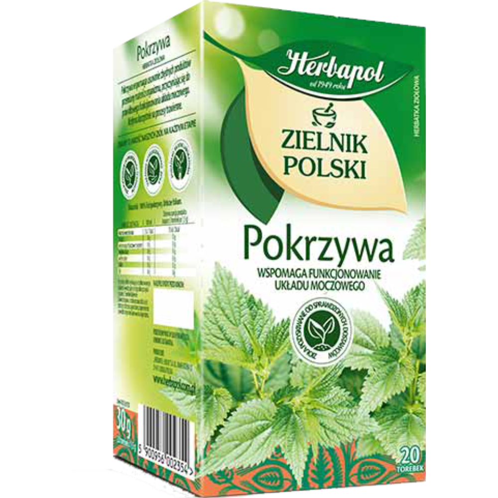 HERBAPOL HERBATA ZIOLOWA 20*1,5G ZIELNIK POKRZYWA