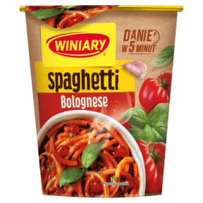 WINIARY DANIE W 5 MINUT 61G KUBEK SPAGHETTI PO BOLONSKU