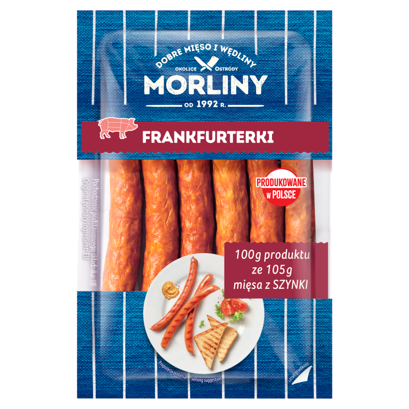 ANIMEX MORLINY KIEŁBASA FRANKFURTERKI 240g