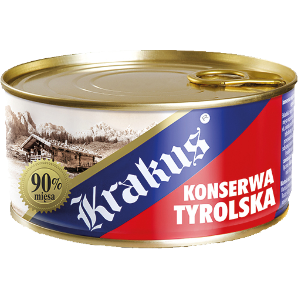 KRAKUS MIELONKA WIEPRZOWA KONSERWA TYROLSKA STERYLIZOWANA 300G