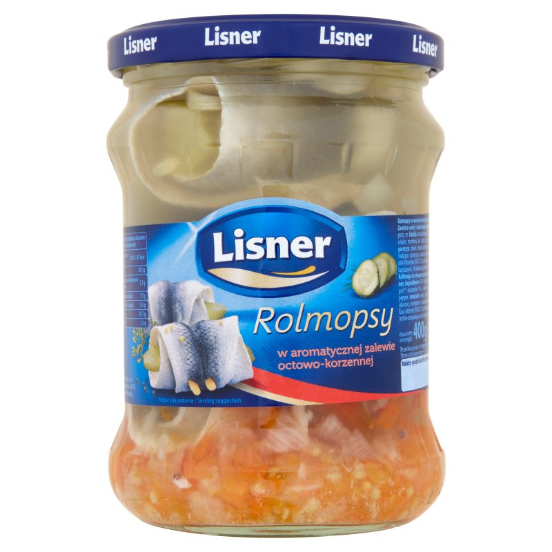 LISNER ROLMOPS PSTRAG W ZALEWIE OCTOWO-KORZENNEJ 400G