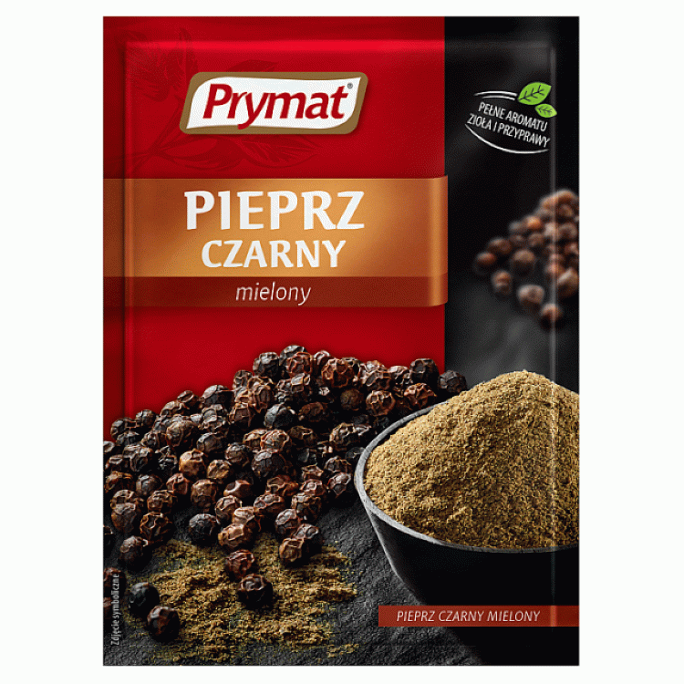 PRYMAT PIEPRZ CZARNY MIELONY 20G