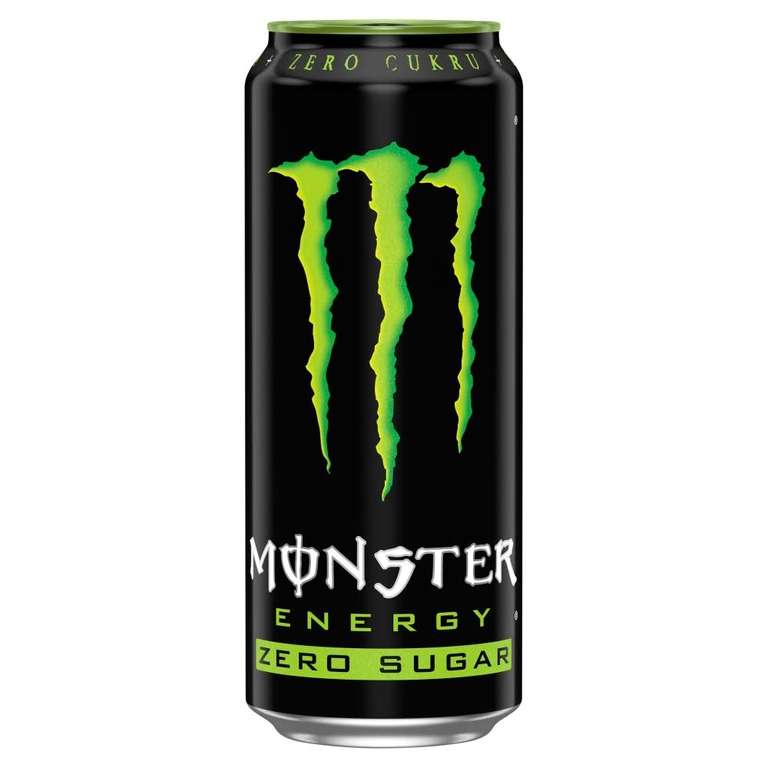 MONSTER ENERGY ZERO SUGAR GAZOWANY NAPOJ ENERGETYCZNY 500ML PUSZKA