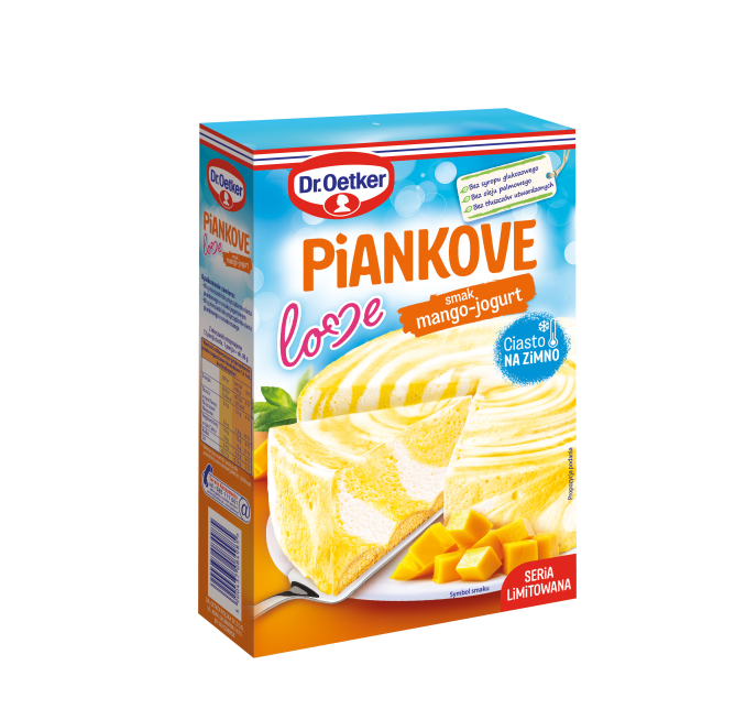 DR OETKER CIASTO W PROSZKU 160G PIANKOVE LOVE MANGO JOGURT