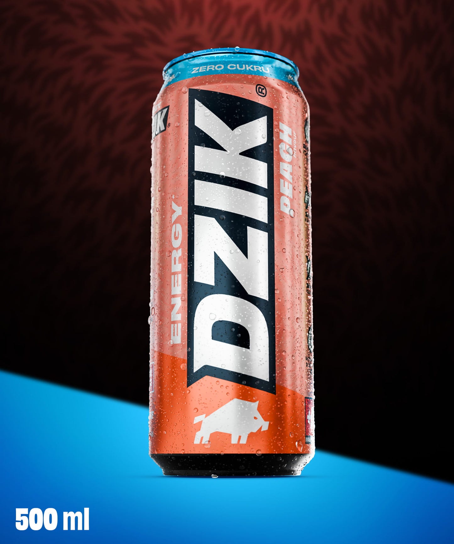 WK DZIK NAPOJ ENERGETYCZNY DZIK ZERO CAFFEINE PEACH 500 ML PUSZKA