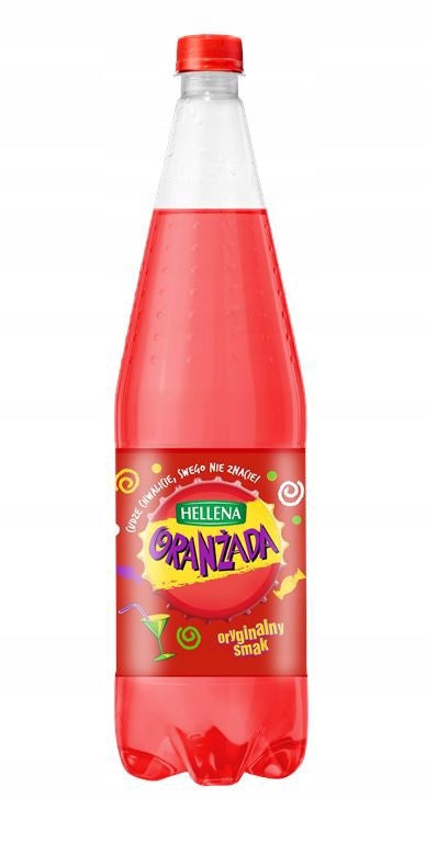 HELLENA NAPÓJ GAZOWANY ORANŻADA CZERWONA 20% SOKU 1,25L