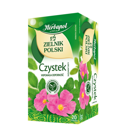 HERBAPOL HERBATA ZIOLOWA 20*2G ZIELNIK CZYSTEK