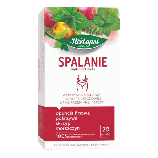Herbata Herbapol Spalanie + Oczyszczanie 20x2g