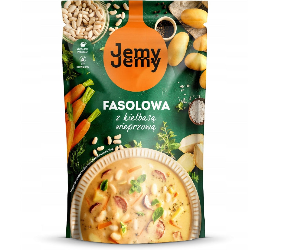 PROFI JEMY JEMY ZUPA FASOLOWA Z KIELBASA WIEPRZOWA 450G