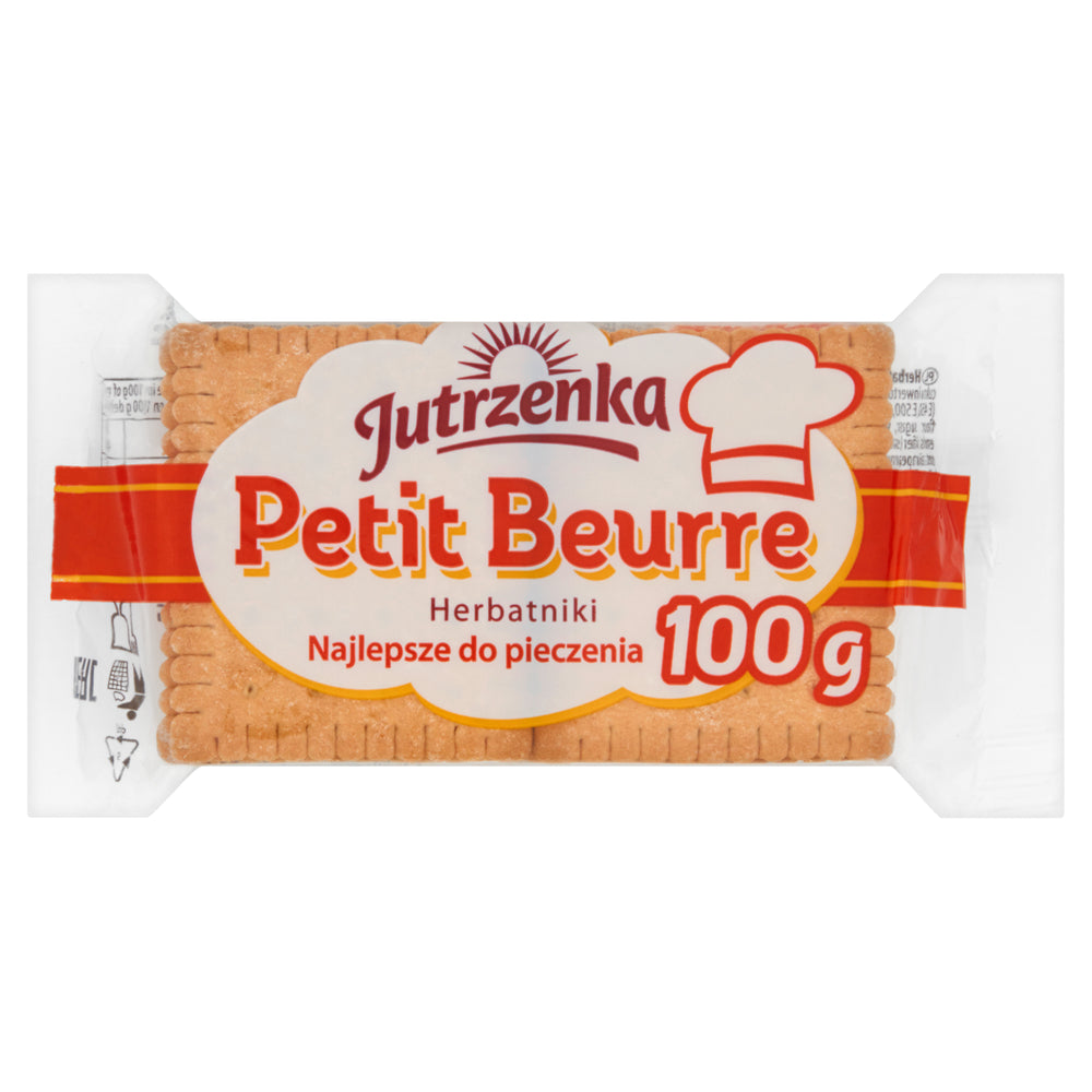 JUTRZENKA HERBATNIKI 100G PETIT BEURRE