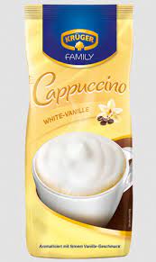 KRUGER CAPPUCCINO WHITE VANILLE 500G
