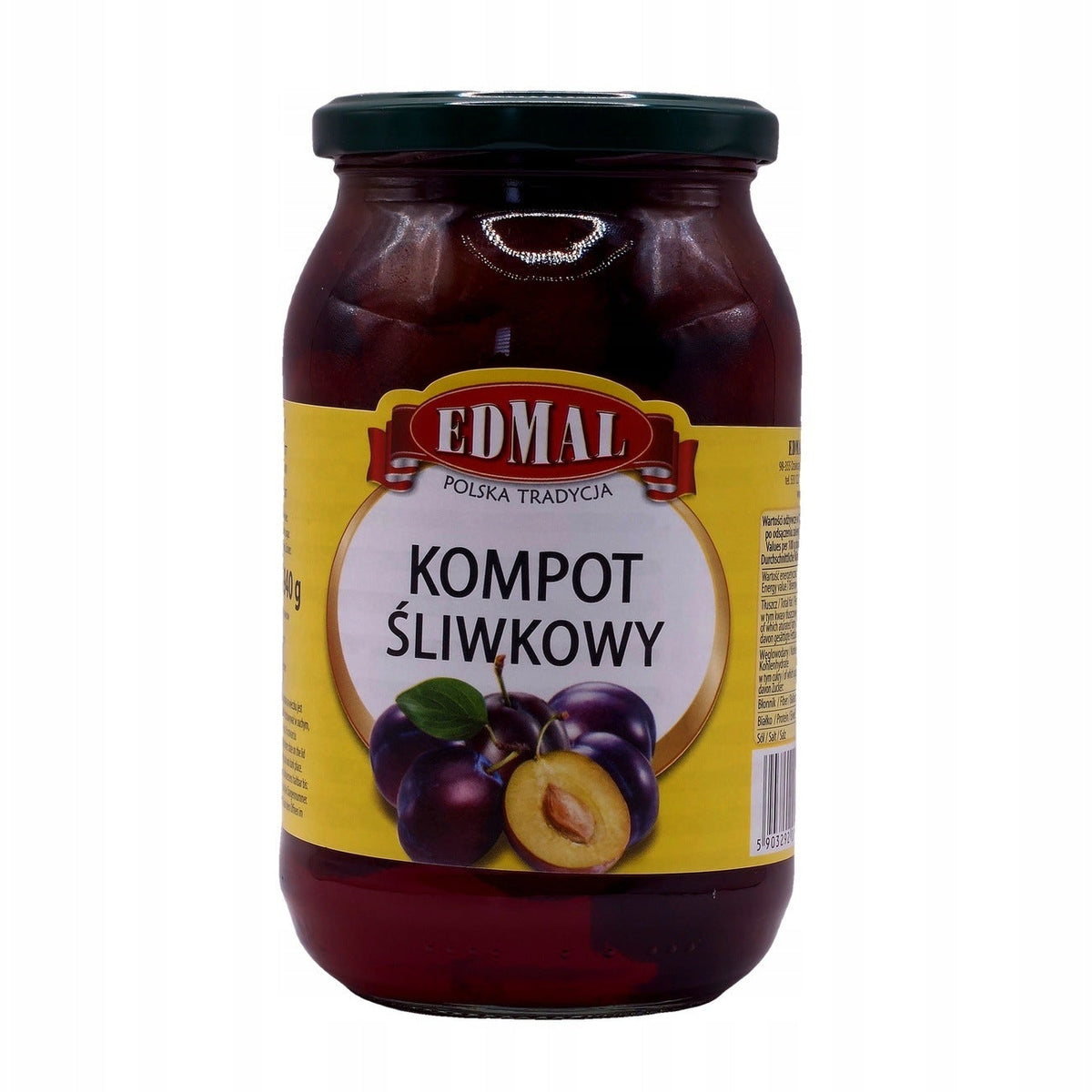 EDMAL KOMPOT 940G SLIWKOWY
