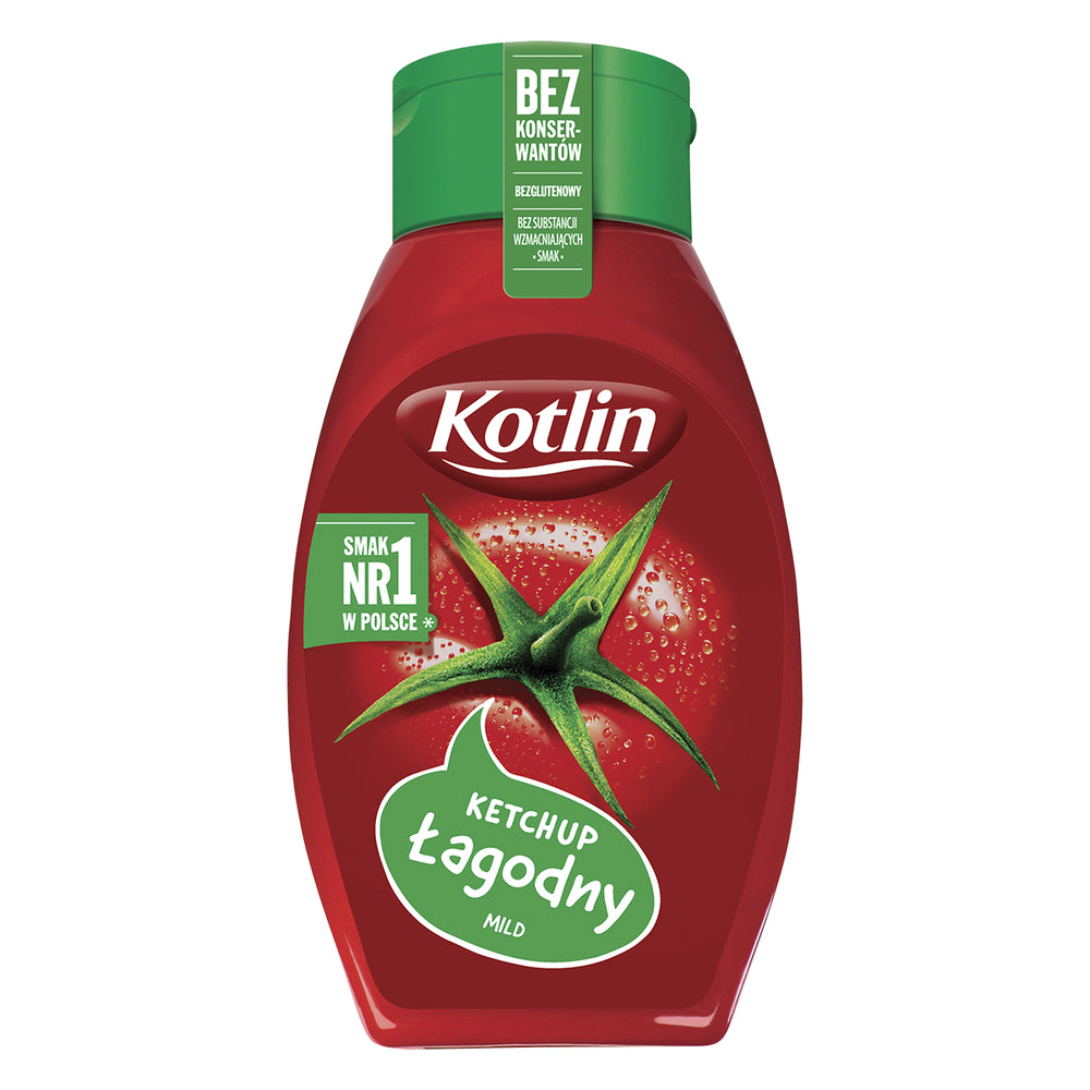 KOTLIN KETCHUP LAGODNY 450G BUT PLAST