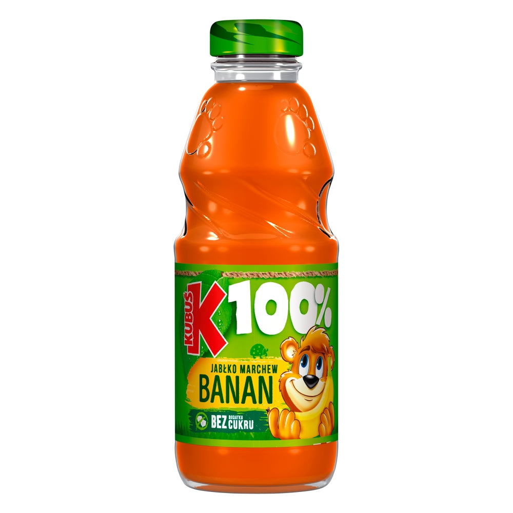 KUBUŚ SOK 100% BANAN MARCHEW JABŁKO 0,3L