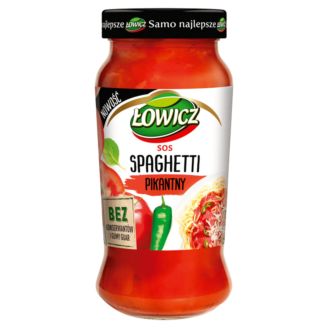 LOWICZ SOS 500G SPAGHETTI PIKANTNY