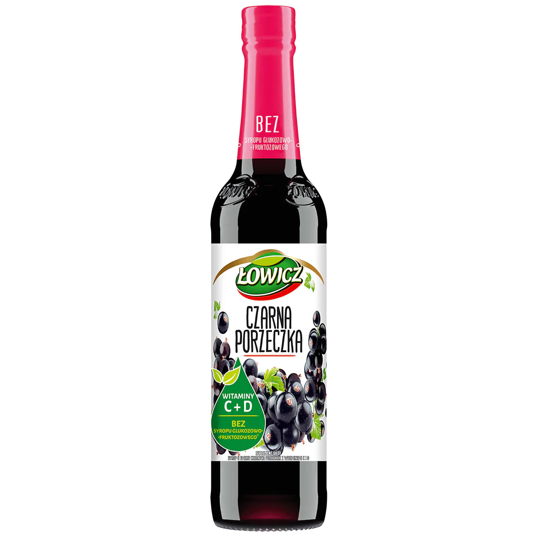 LOWICZ SYROP 400ML CZARNA PORZECZKA