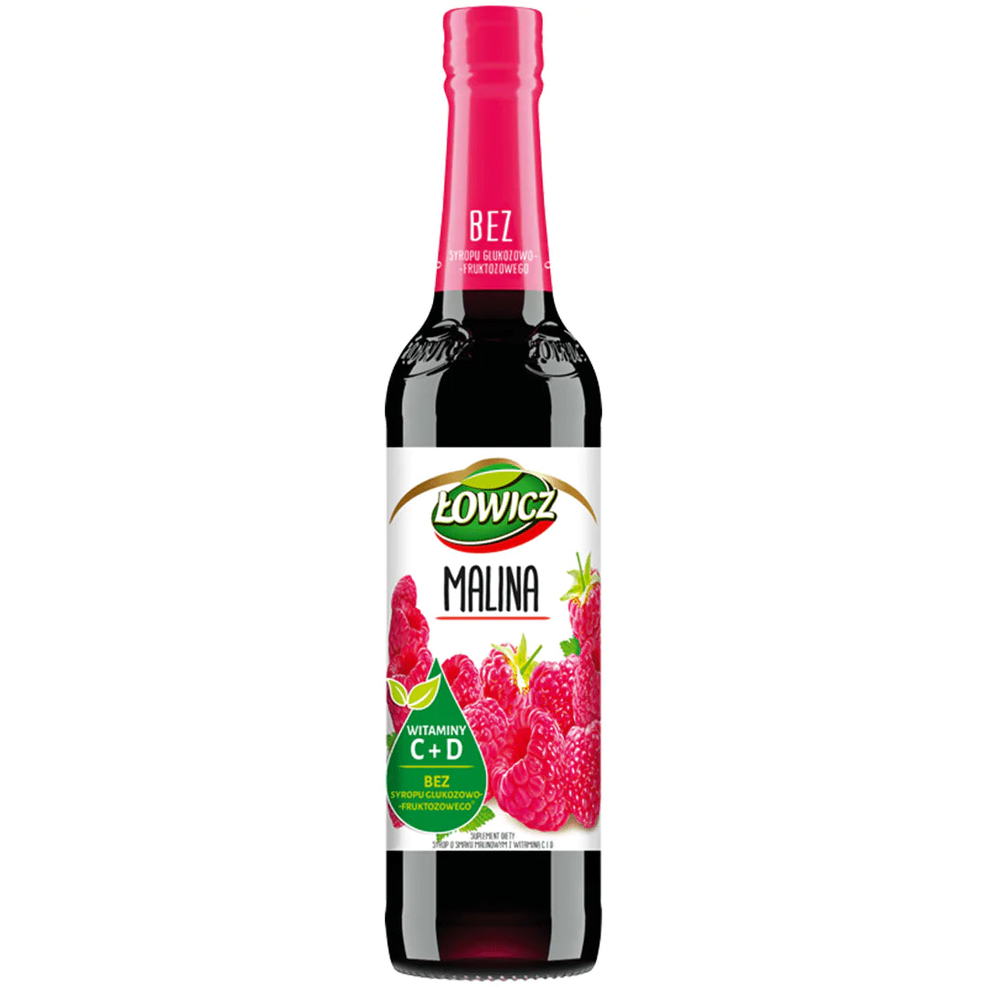 LOWICZ SYROP 400ML MALINA