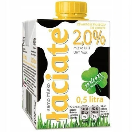 MLEKPOL MLEKO ŁACIATE 2% 0.5L