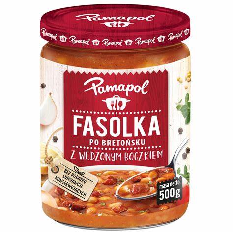 PAMAPOL FASOLKA PO BRETONSKU Z BOCZKIEM 500G