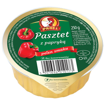 PROFI PASZTET Z DROBIEM I PAPRYKA 250G