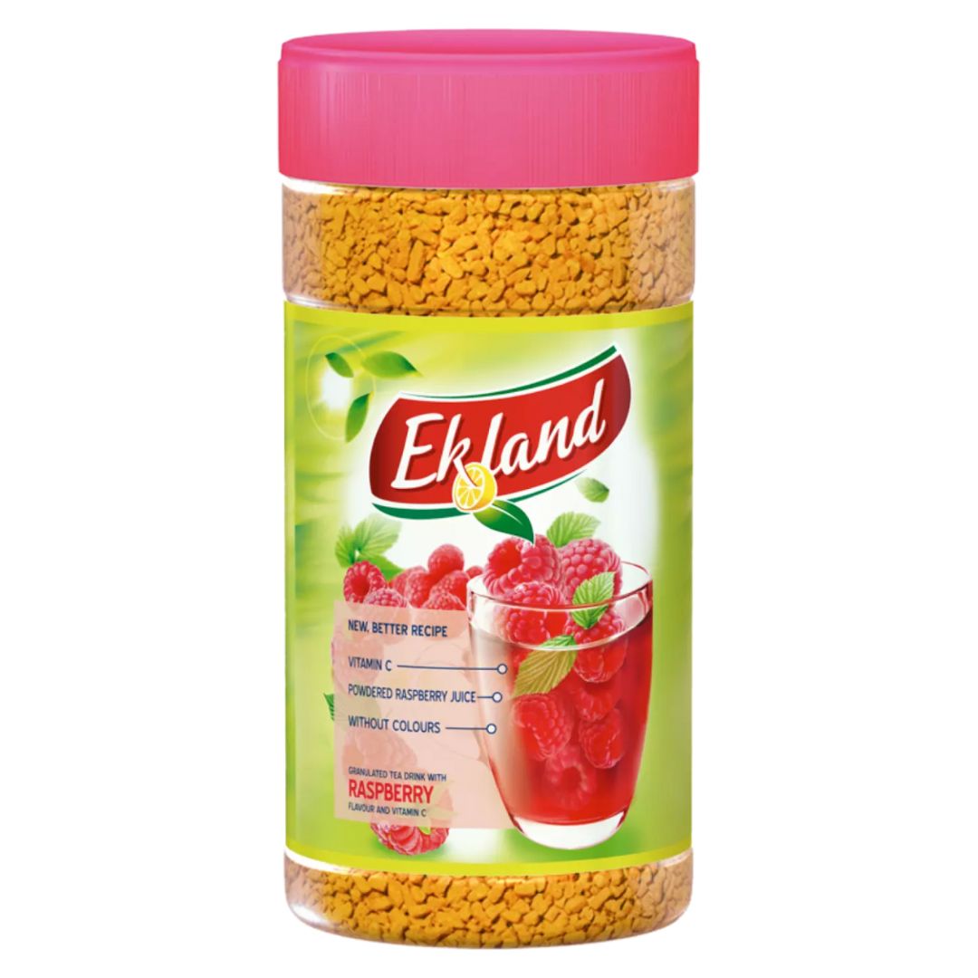 EKLAND 350G NAPOJ HERBACIANY GRANULOWANY MALINOWY + WIT. C RUMUNIA