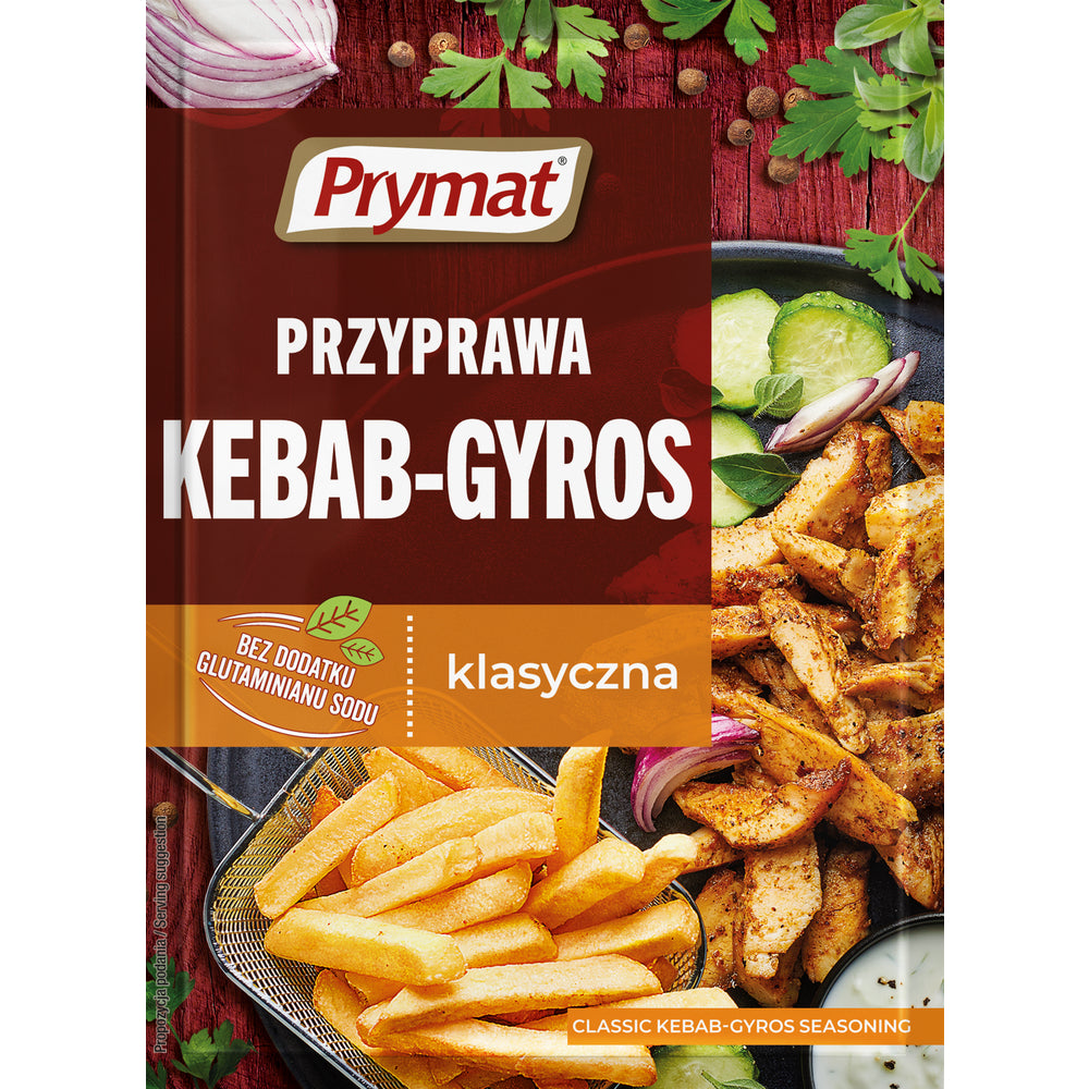Przyprawa do kebab-gyros pikantna Prymat 30g