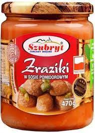 SZUBRYT ZRAZIKI W SOSIE POMIDOROWYM 470G