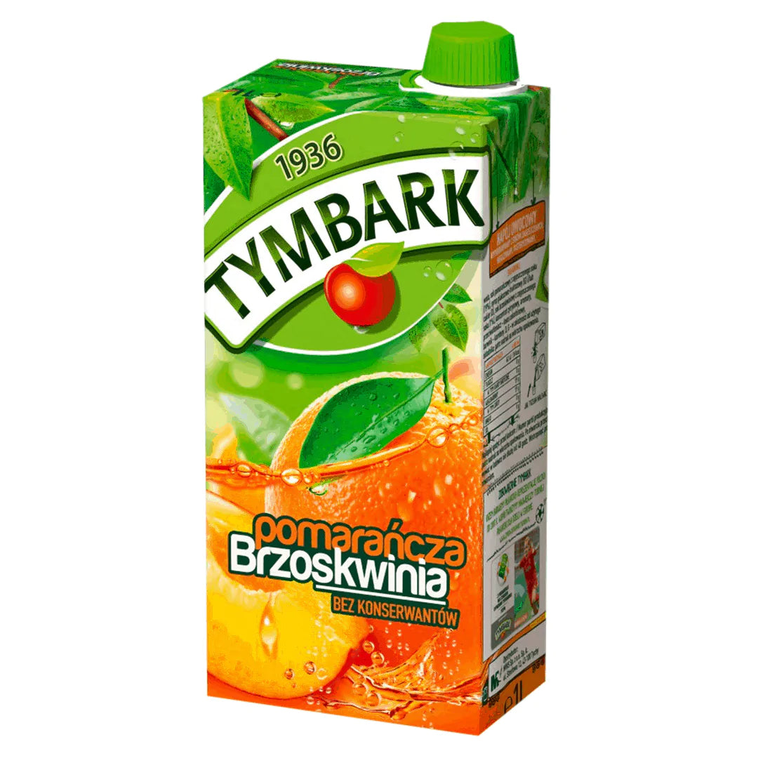 TYMBARK NAPOJ 1L POMARANCZA-BRZOSKWINIA KARTON
