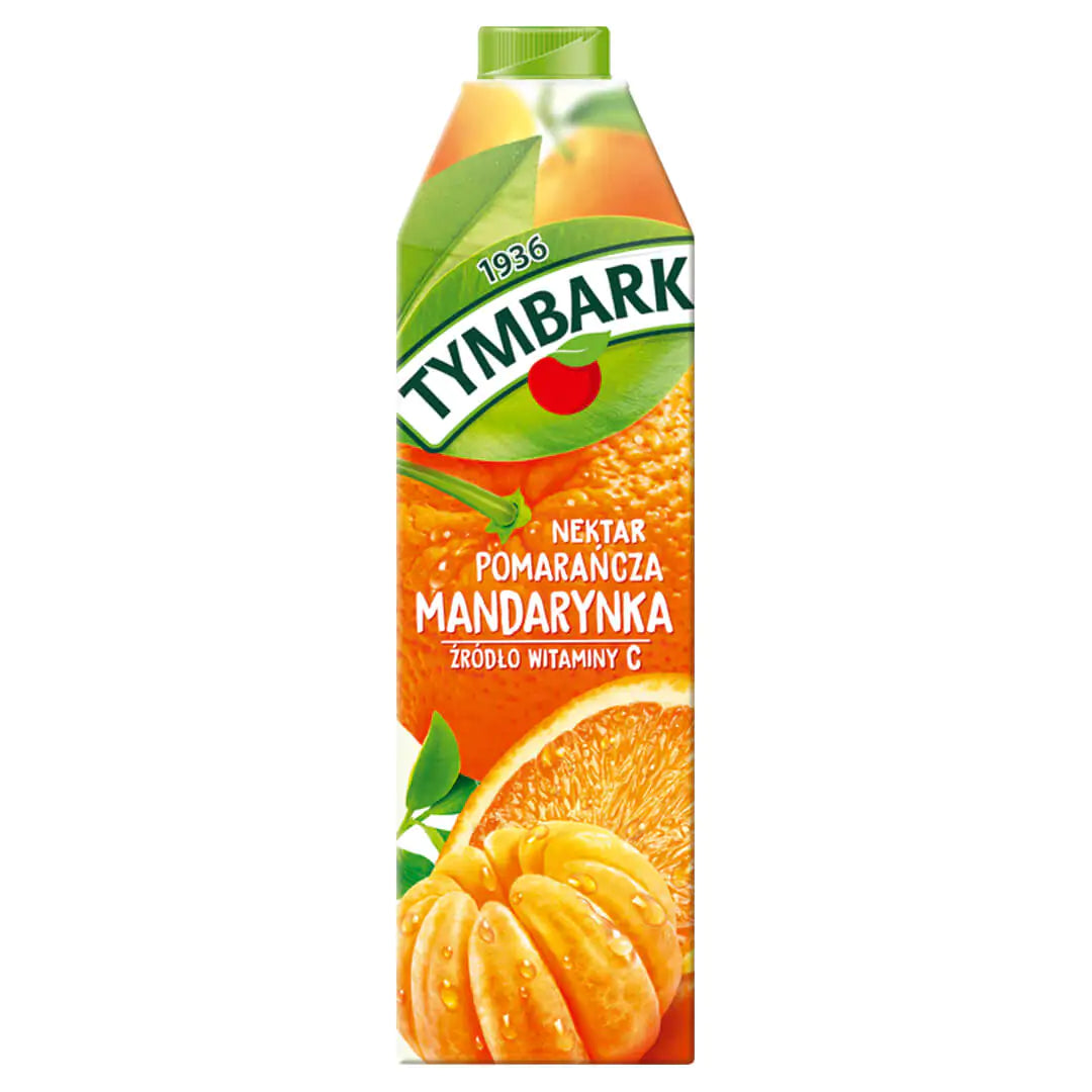 TYMBARK NEKTAR 1L POMARANCZA MANDARYNKA KARTON