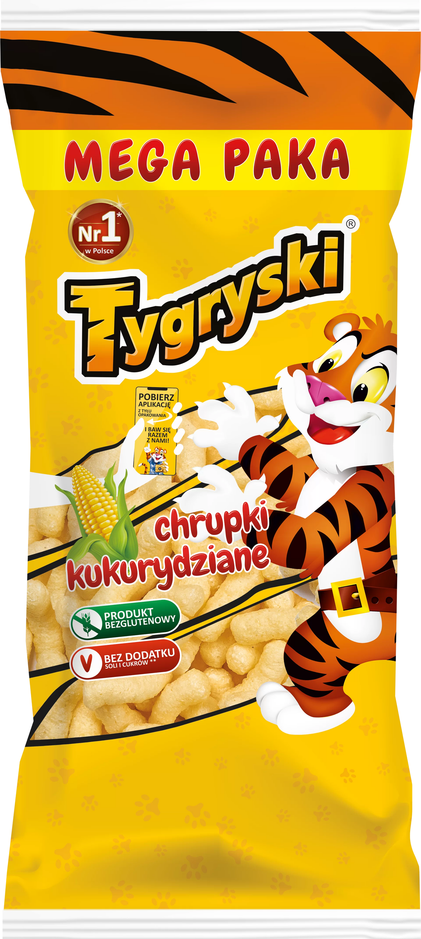 Chrupki kukurydziane Tygryski naturalne 230g