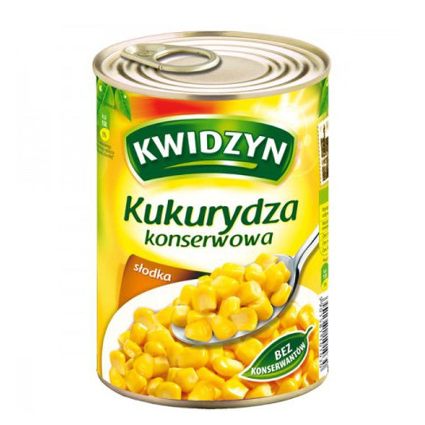 KWIDZYŃ KUKURYDZA KONSERWOWA 400G
