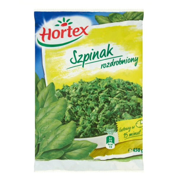 HORTEX SZPINAK ROZDROBIONY 450G