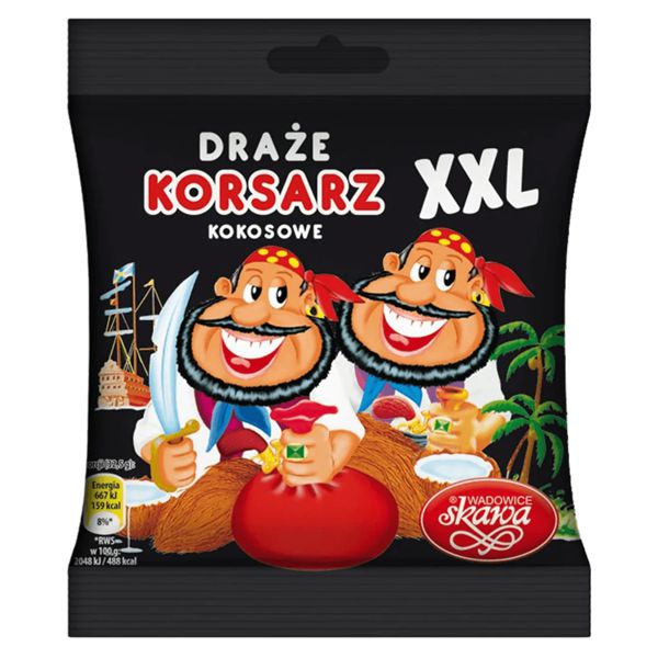 SKAWA DRAŻE KOKOSOWE XXL 130G