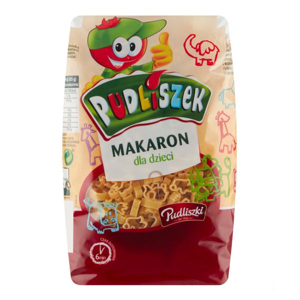 PUDLISZKI MAKARON DLA DZIECI 340G