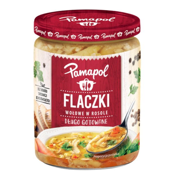 PAMAPOL FLAKI WOŁOWE W ROSOLE 500G