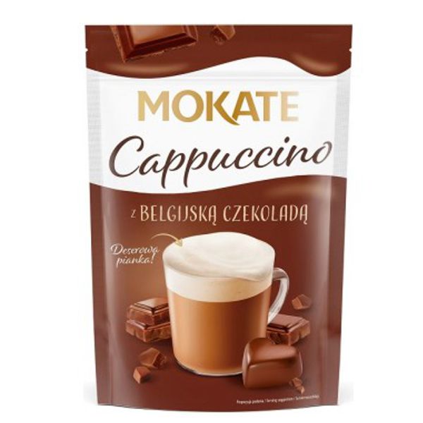 MOKATE KAWA CAPPUCCINO110G TORBA CZEKOLADA