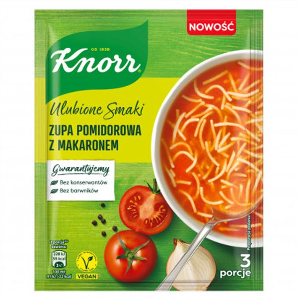 KNORR ZUPA POMIDOROWA Z MAKARONEM 50G