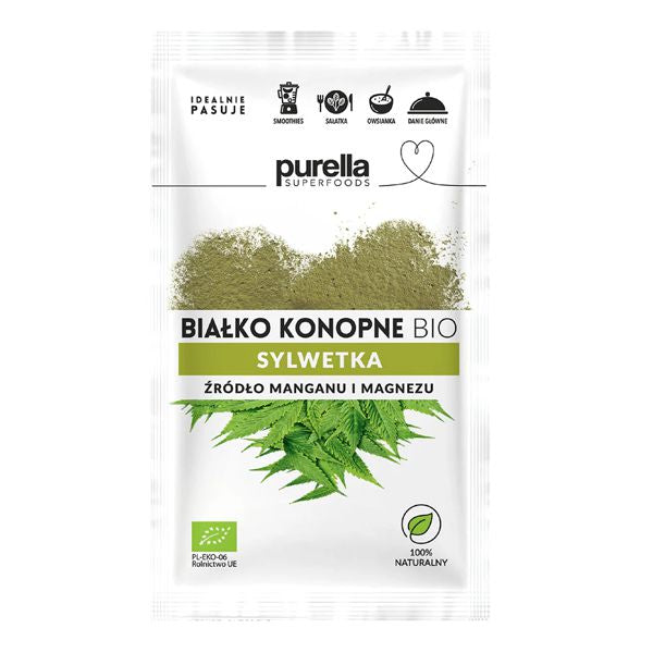 PURELLA BIAŁKO KONOPNE BIO W PROSZKU 45G