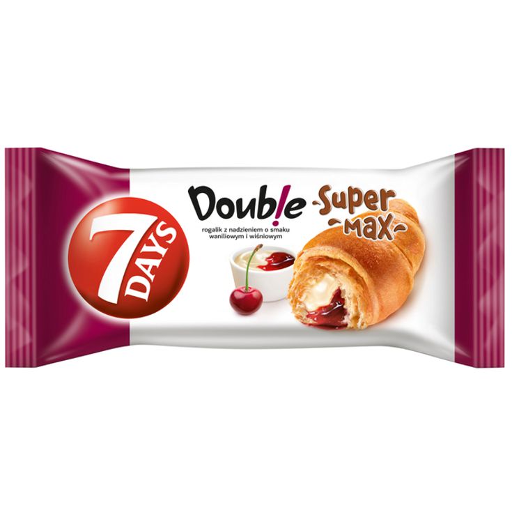 7 DAYS ROGALIK DOUBLE WANILIA-WIŚNIA MAX 110G