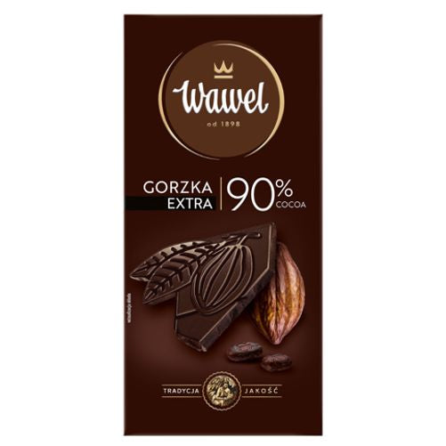 WAWEL CZEKOLADA 90G PREMIUM DARK 90%