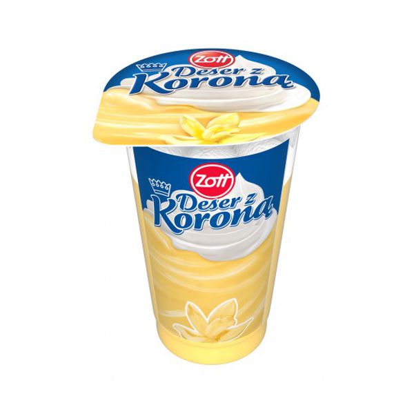 ZOTT DESER Z KORONĄ WANILIA 175G