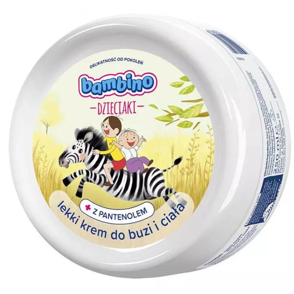 BAMBINO DZIECIAKI KREM DO BUZI I CIAŁA ZEBRA 250ML