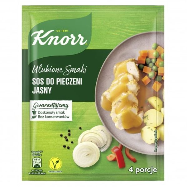 KNORR SOS DO PIECZENI JASNY 25G
