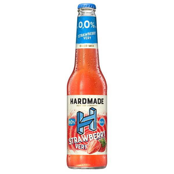 PIWO HARDMADE STRAWBERRY 0% BUT.B/ZWR. 400ML