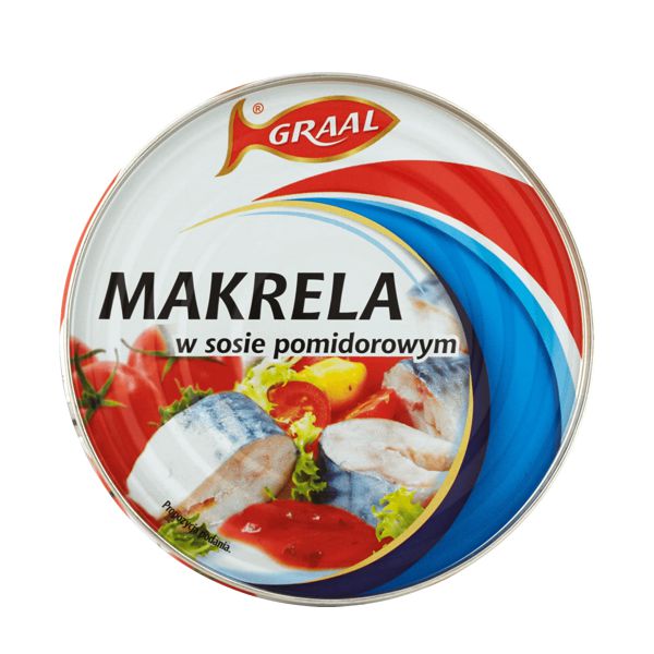 GRAAL MAKRELA 300G W SOSIE POMIDOROWYM