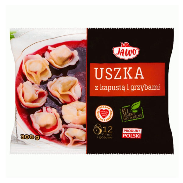 JAWO USZKA Z KAPUSTĄ I GRZYBAMI 300G