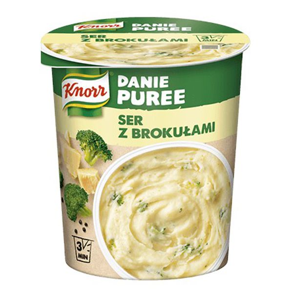 KNORR KUBEK PURRE Z SEREM I BROKUŁAMI 50G